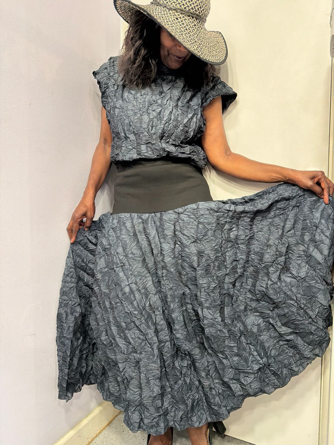 Xenia Design Skirt OBEL-Black/Grey/Blue Xenia Design Skirt OBEL-Black/Grey/Blue