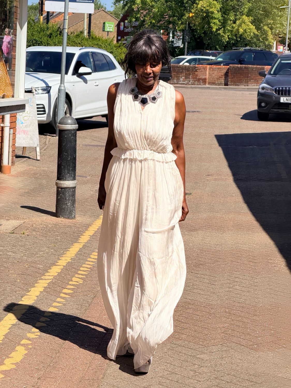 DIXIE ROMA JUMPSUIT-BURRO/IVORY