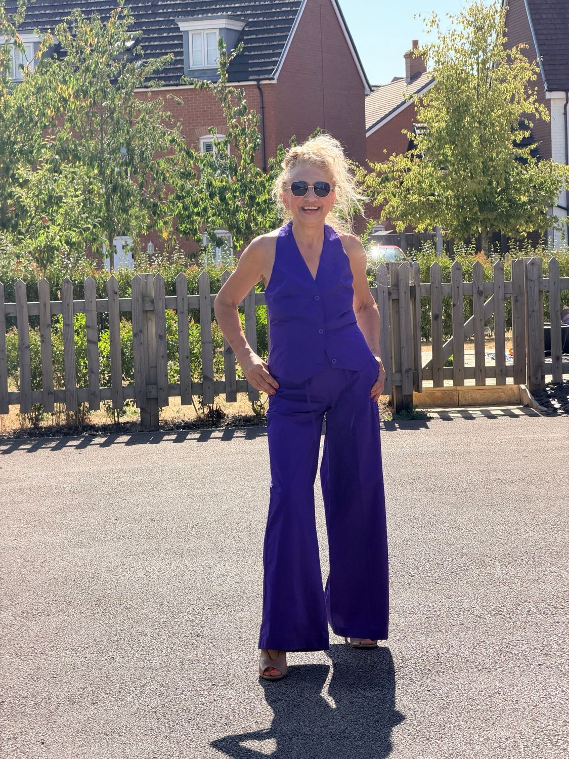 DIXIE ROMA TROUSERS-Viola/Purple DIXIE ROMA TROUSERS-Viola/Purple