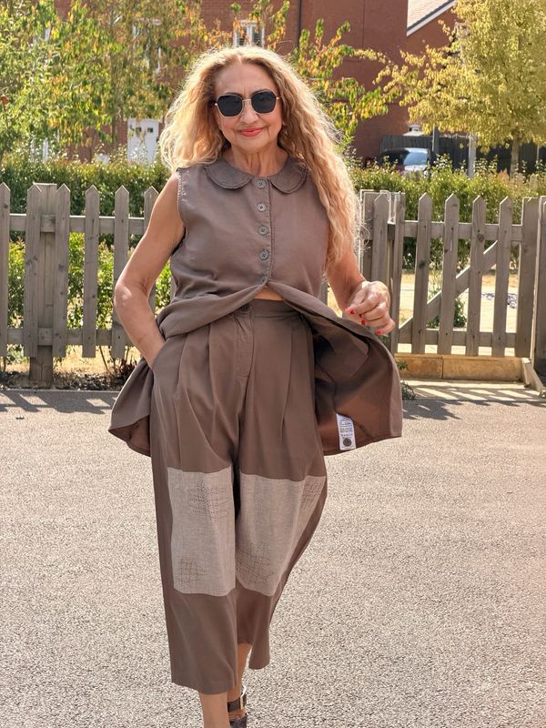 EWAIWALLA TROUSERS-BRENDA-WALNUT