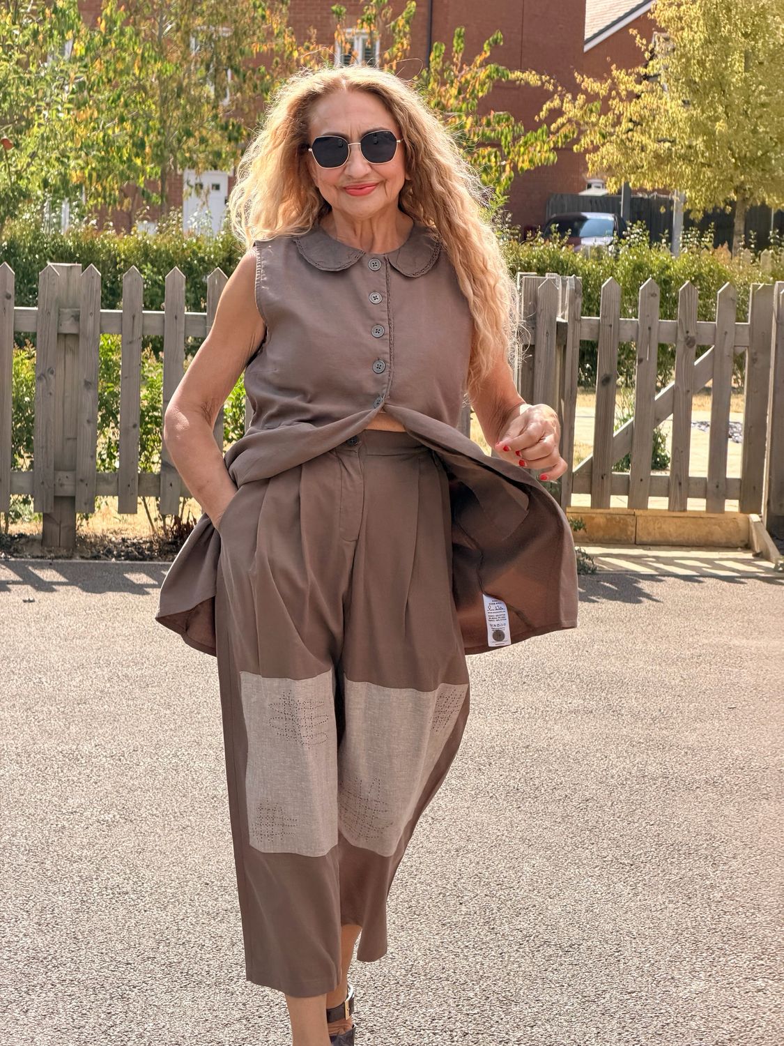 EWAIWALLA TROUSERS-BRENDA-WALNUT EWAIWALLA TROUSERS-BRENDA-WALNUT