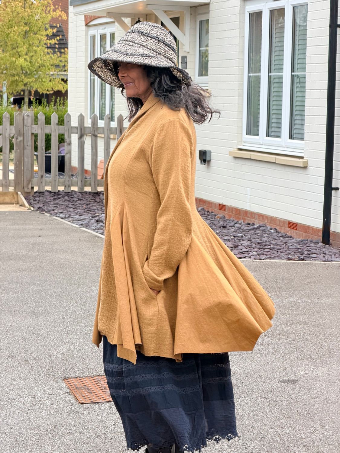 EWAIWALLA COAT-JANA-BUTTERNUT EWAIWALLA COAT-JANA-BUTTERNUT