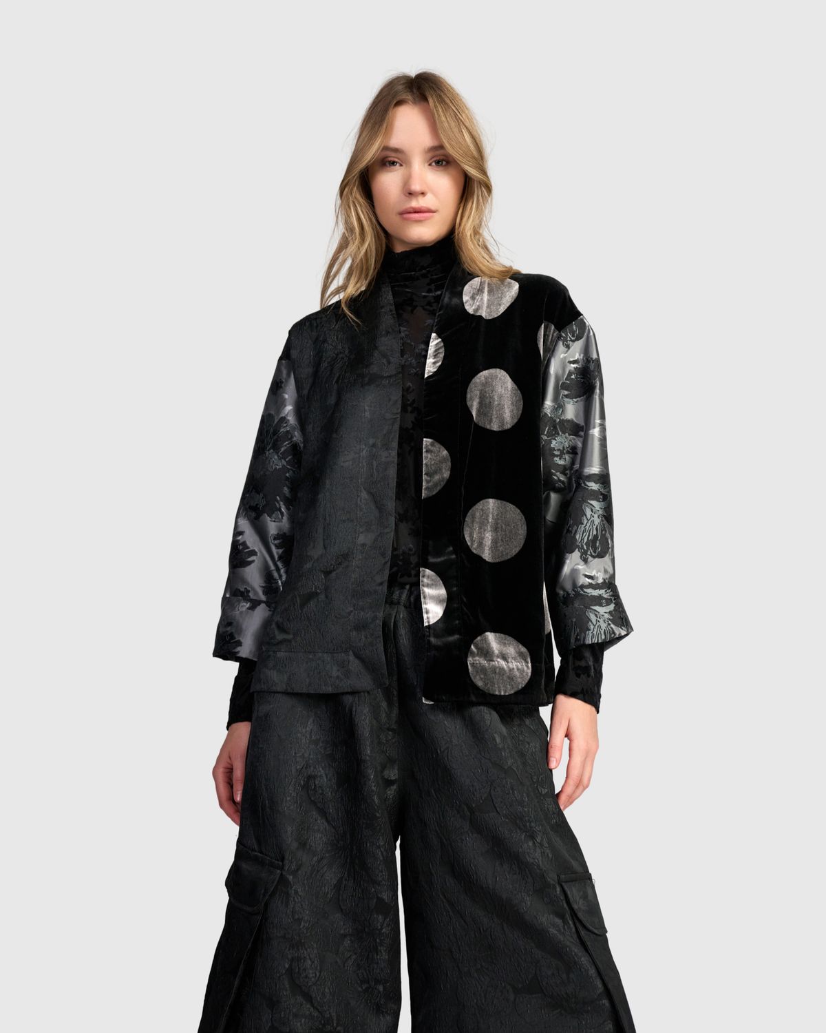 ALEMBIKA MIX JACKET-BLACK/GREY ALEMBIKA MIX JACKET-BLACK/GREY