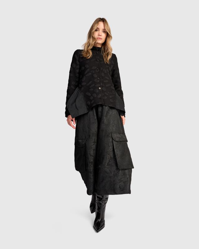 ALEMBIKA JACQUARD TROUSERS-ONYX