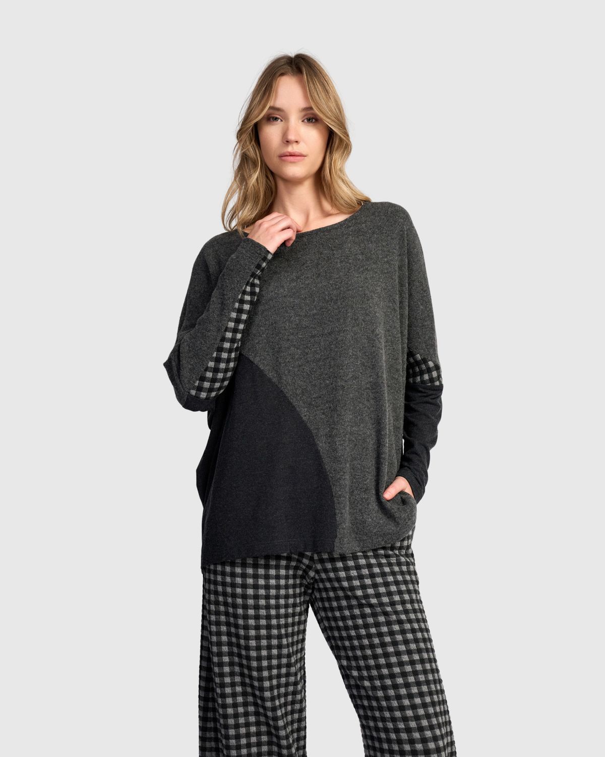 ALEMBIKA GREY MIX JUMPER ALEMBIKA GREY MIX JUMPER