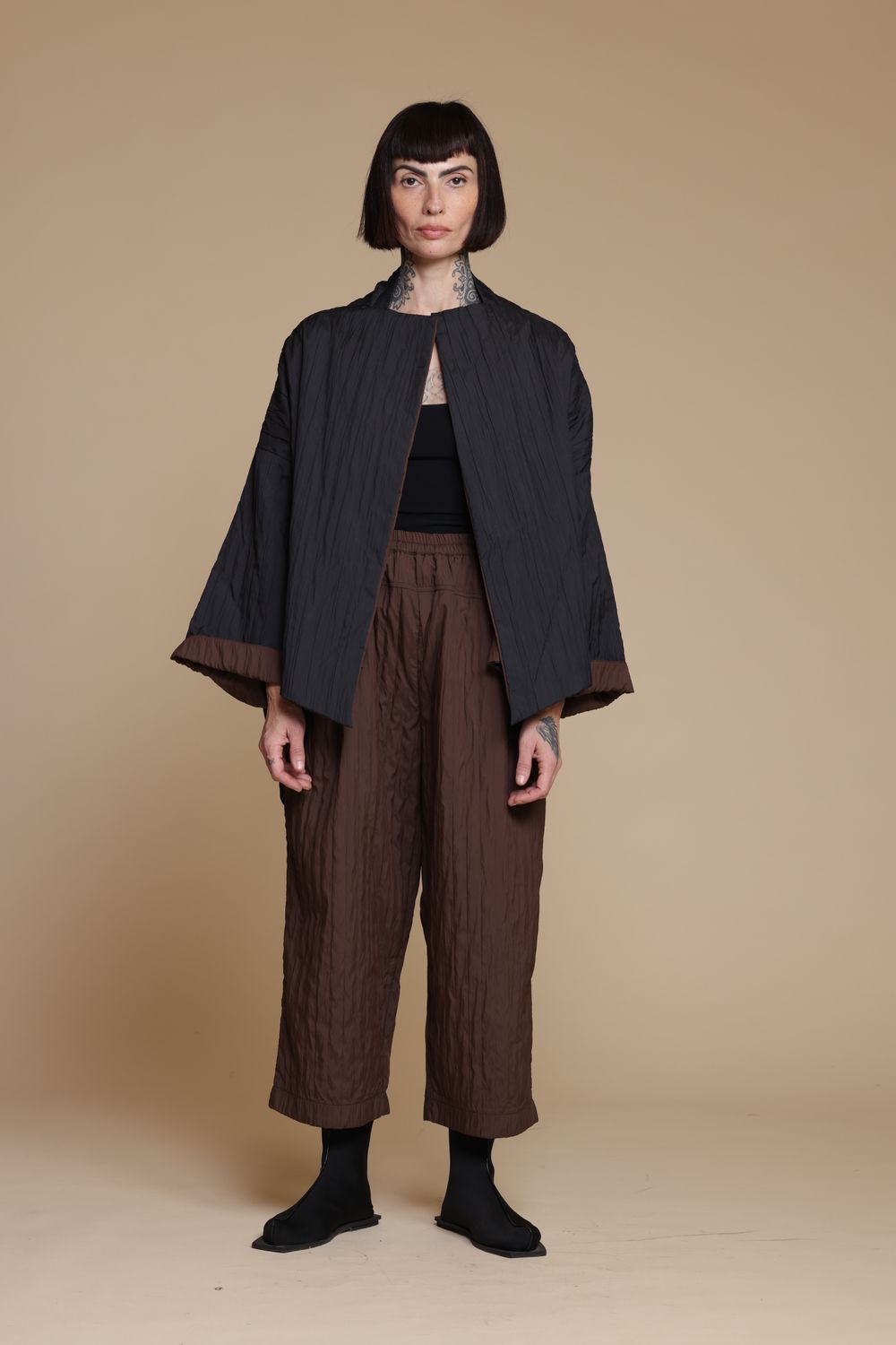 KEDEM SASSON OVERSIZED JACKET-BLACK