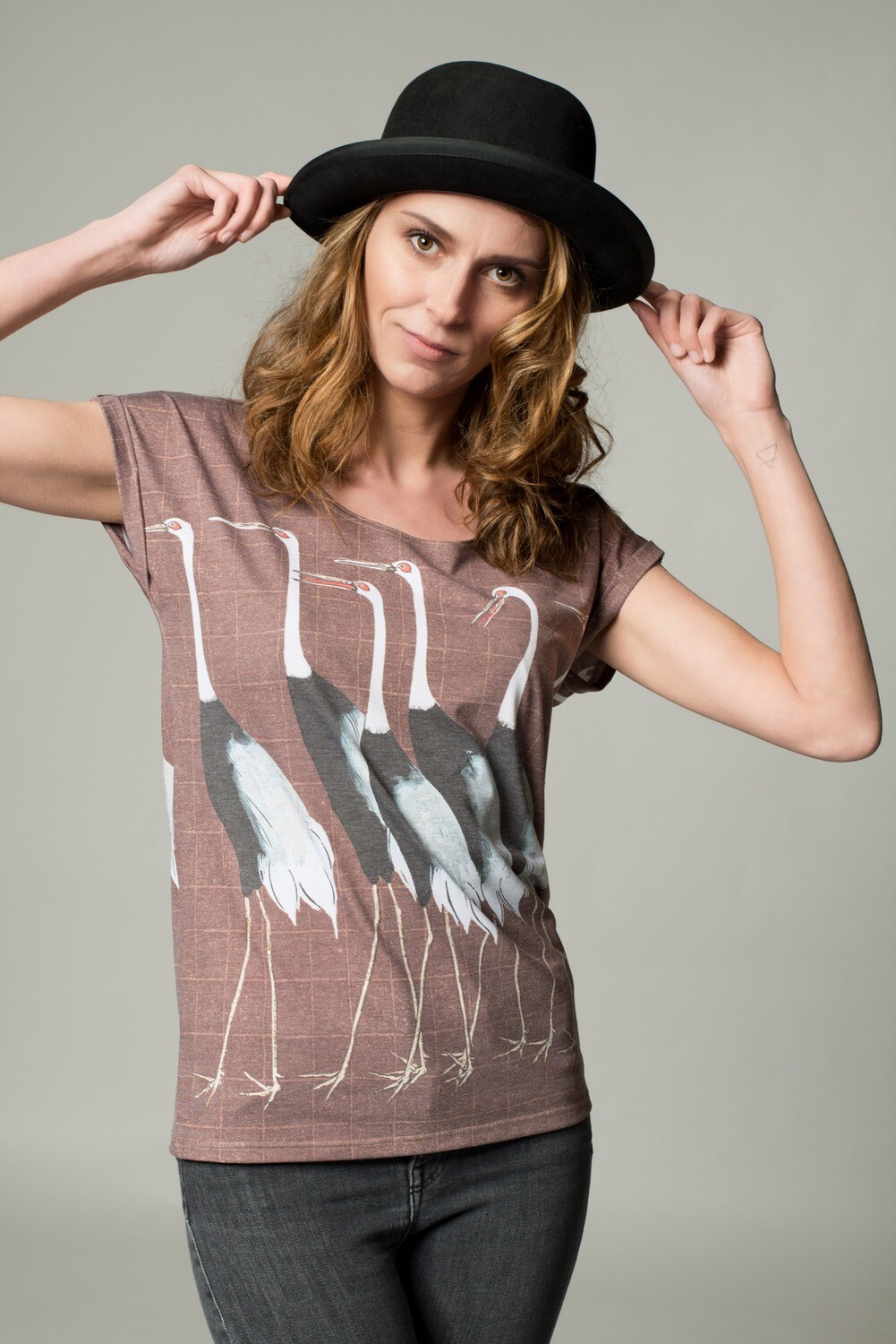 T-Shirt Kranich