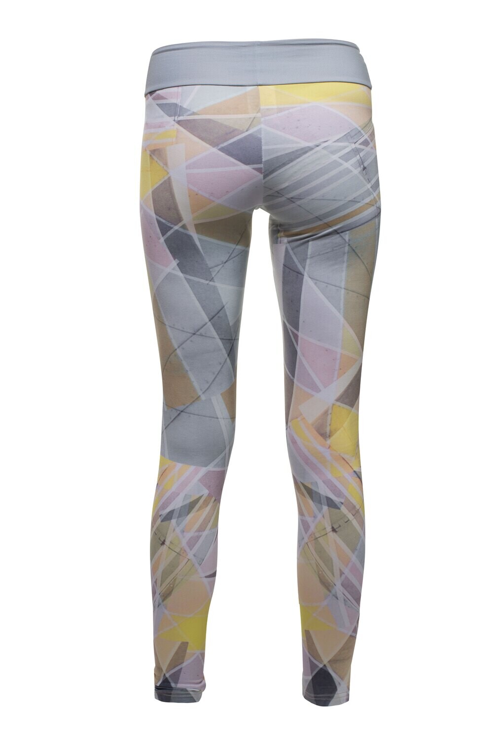 RobeCode Damen Yoga Leggings Pastell mit geometrischem Print – Komfortabel &amp; Elastisch