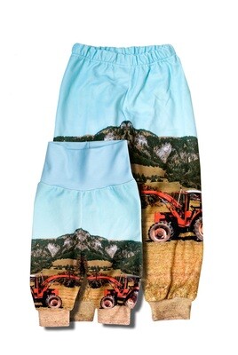 RobeCode flauschige Kinderhose aus Fleece mit Traktor-Print RobeCode flauschige Kinderhose aus Fleece mit Traktor-Print