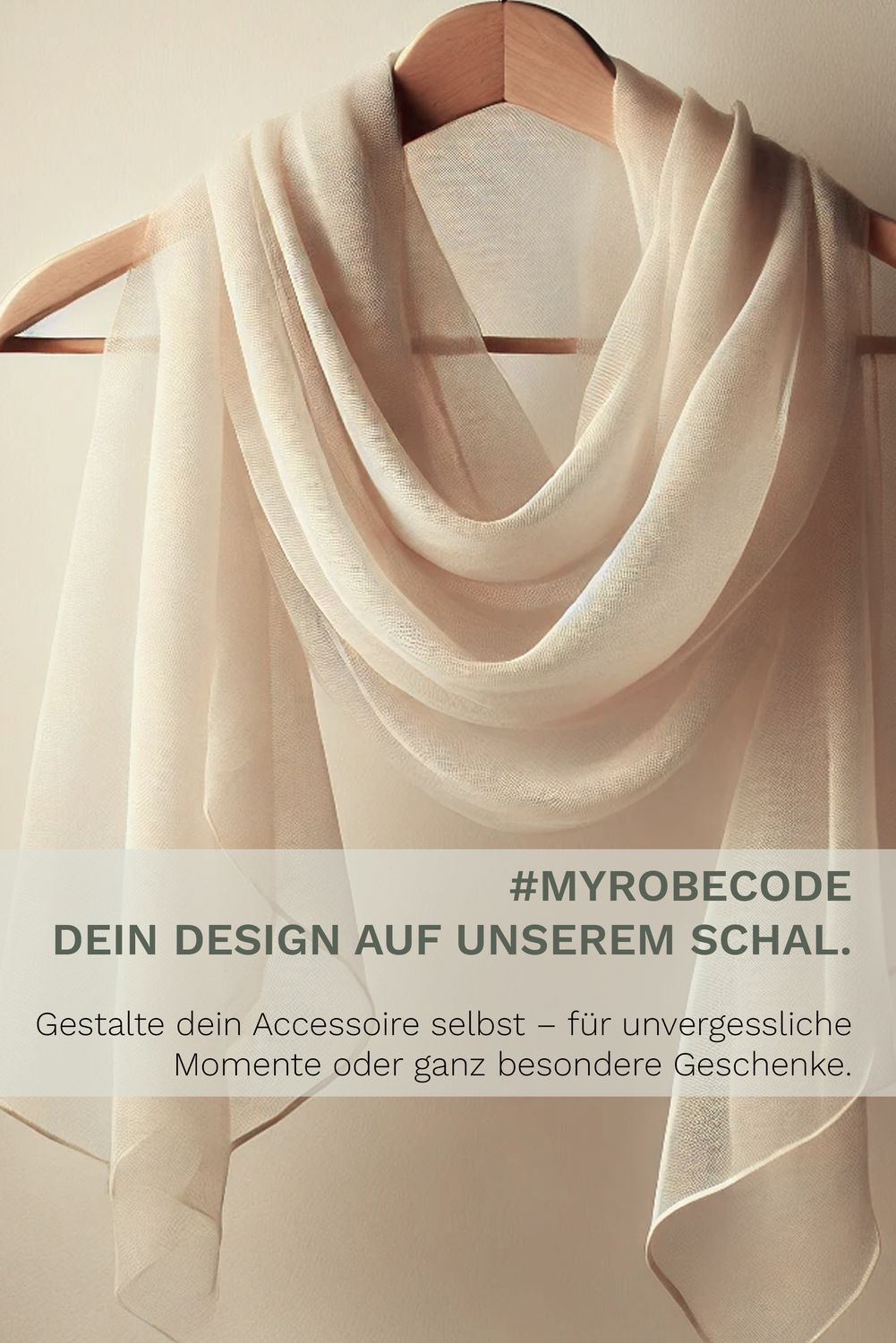 DEIN PERONALISIERTER ROBECODE-SCHAL