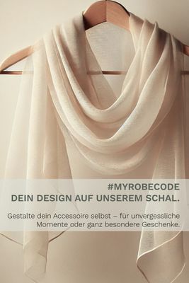 DEIN PERONALISIERTER ROBECODE-SCHAL