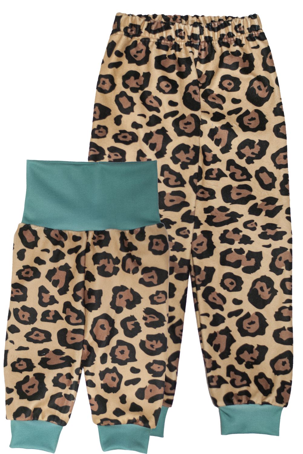 RobeCode Kinderhose aus Fleece mit Leo-Print