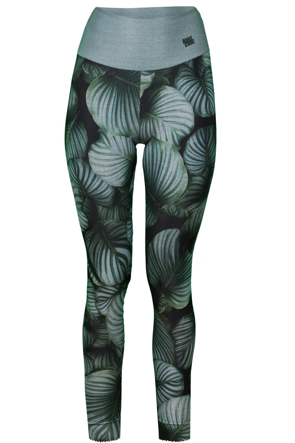 Produktfoto Leggings Calathea mit grünem Blätterprint