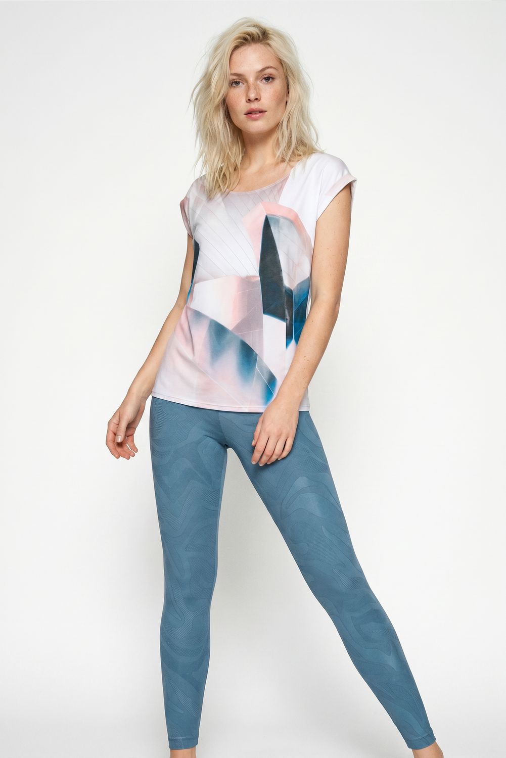 Leggings Forma taubenblau