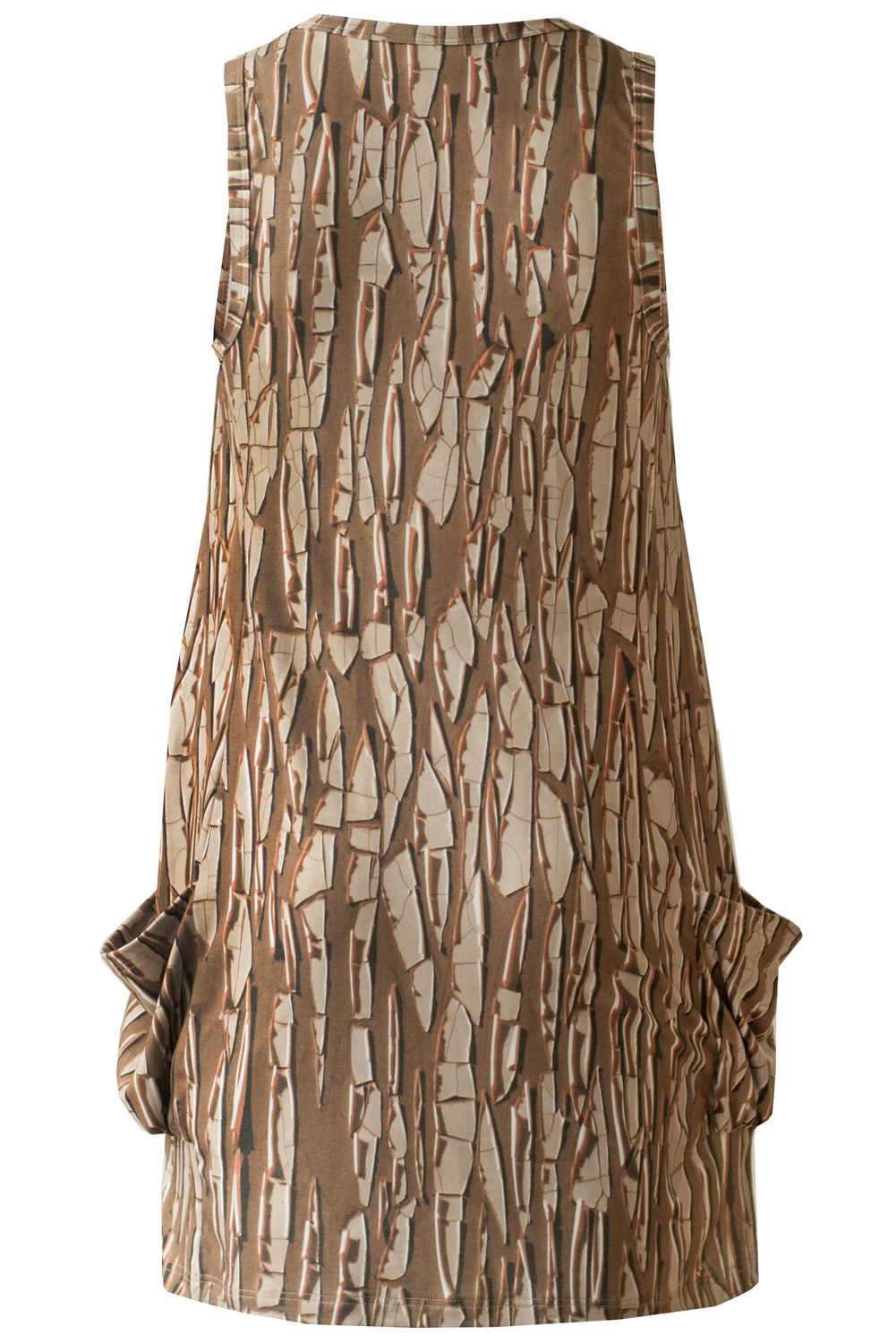 Short Balloon Dress Raffia
