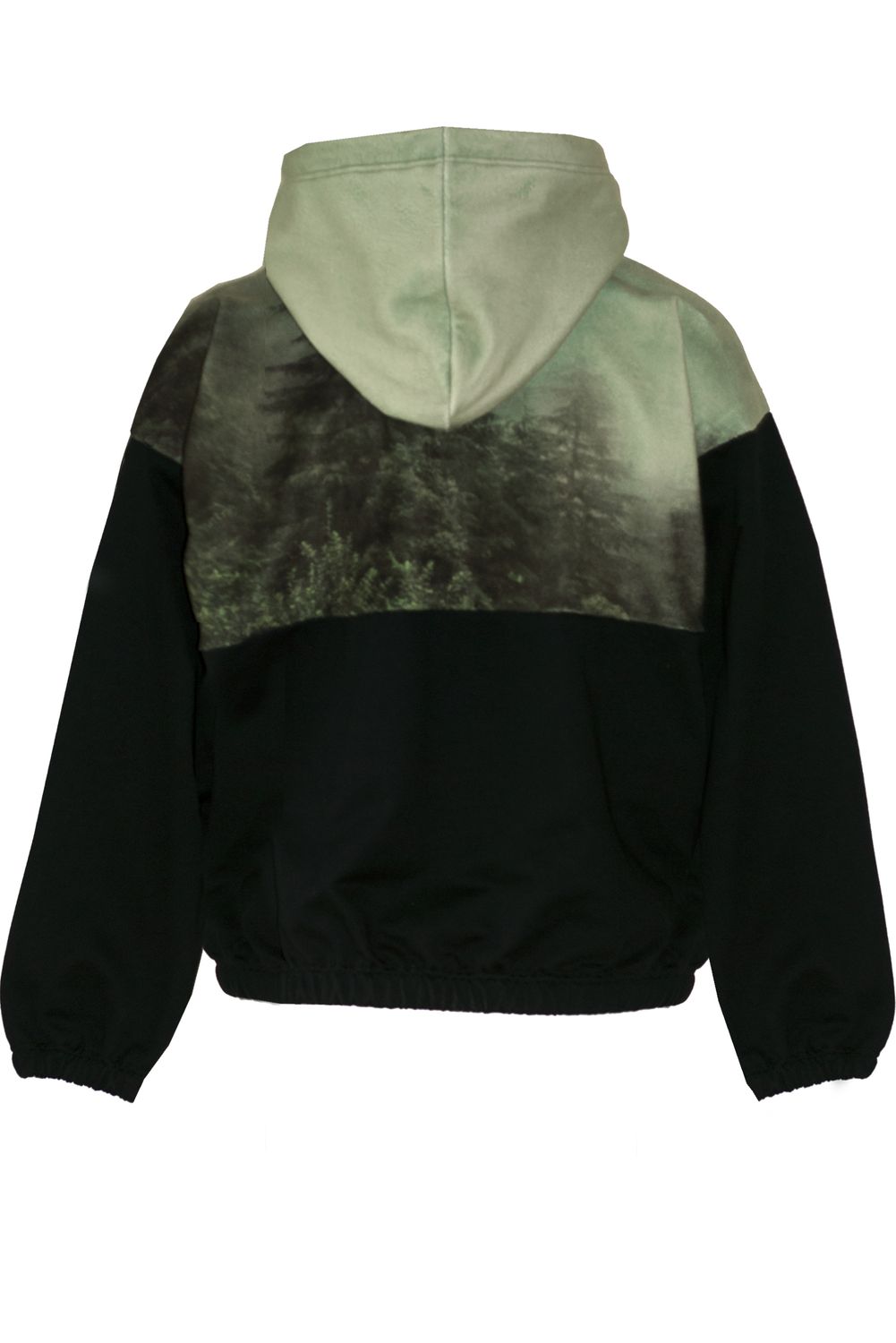 Half-Zip Hoodie ForestVibes - weit geschnittener Kapuzensweater im Troyer-Stil