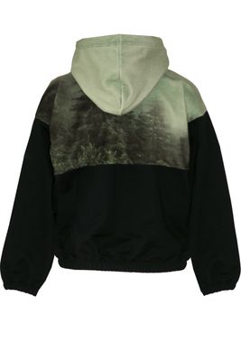 Half-Zip Hoodie ForestVibes - weit geschnittener Kapuzensweater im Troyer-Stil