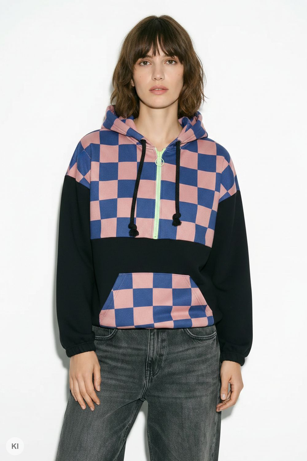 Quadro– Half-Zip Hoodie made of organic cotton & fleece