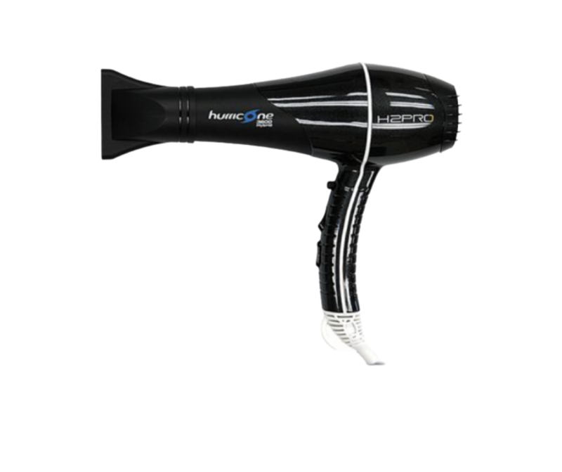 HURRICANE HYBRID 3600 LIGHTWEIGHT HAIR DRYER – BLACK/ COMB ATTACHMENT