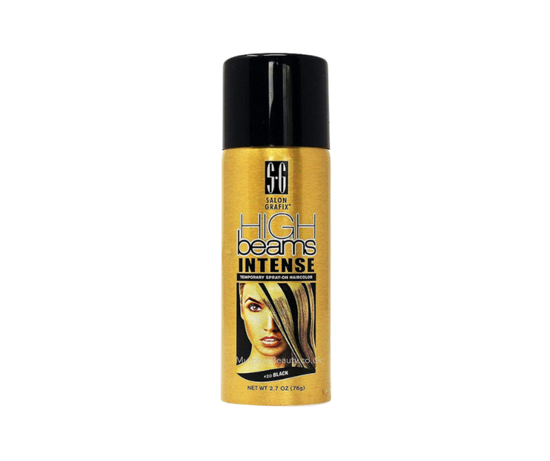 High Ridge Beams Intense Temporary Spray On Hair Color - #20 Black Aerosol (2.7oz)