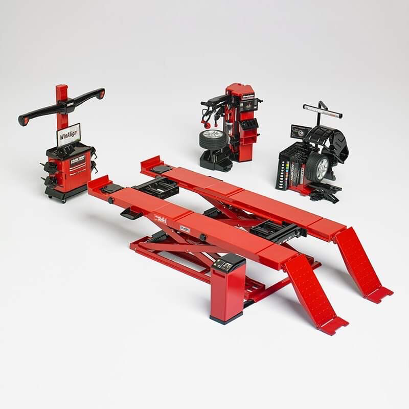 Hunter Alignment Werkstatt Set Hebebühne Reifenwechsel Hunter Alignment Werkstatt Set Hebebühne Reifenwechsel