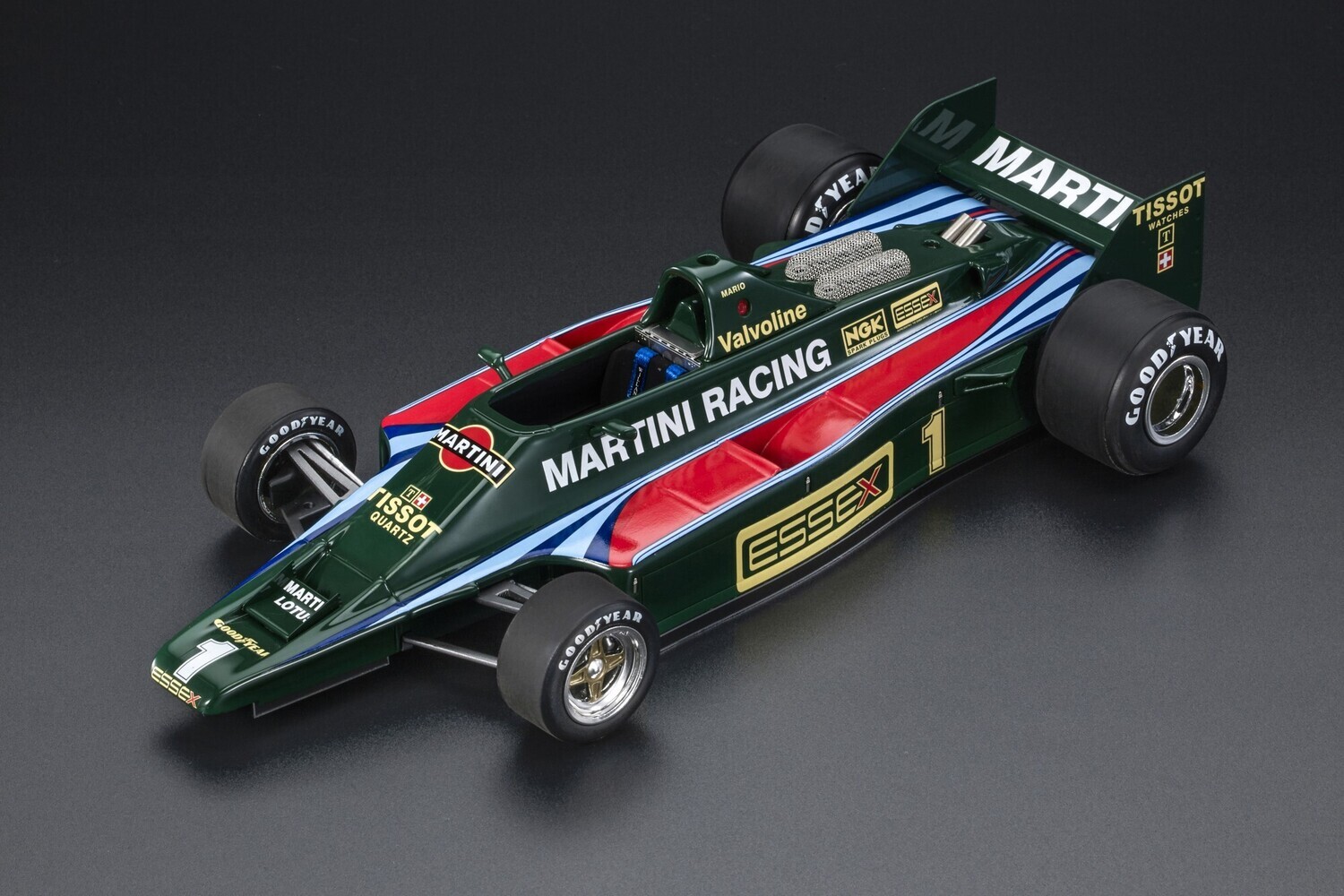 1:18 GP Replicas - Lotus Type 80 #1 1979 Monaco GP ("with wings") Mario Andretti