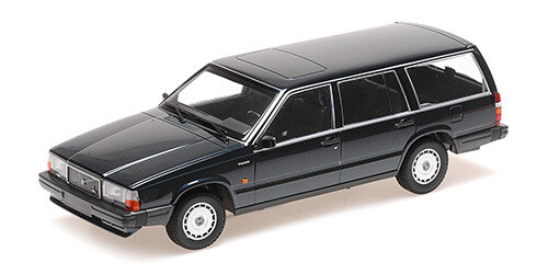 1:18 Minichamps - VOLVO 740 GL BREAK – 1986 – DARK GREEN METALLIC