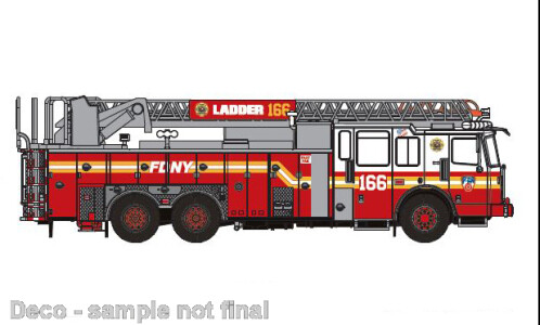 1:87 PCX87 - Ferrara Ultra, FDNY - Brooklyn, Ladder 166 (Coney Island), 2013