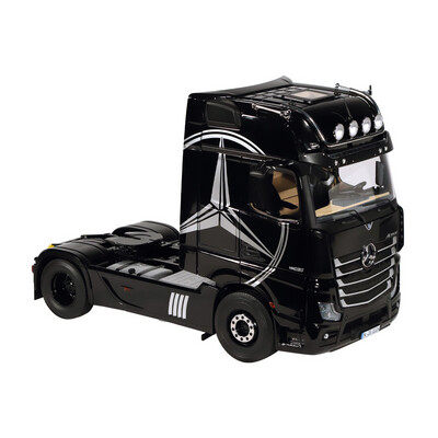 1:18 NZG - Mercedes-Benz Actros GigaSpace 4x2 schwarz mit Stern