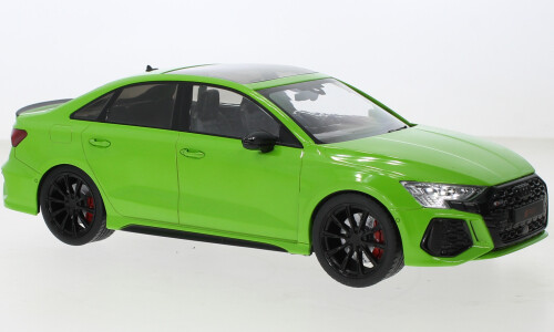 1:18 MCG - Audi RS3 Limousine, metallic-hellgrün, Made by IXO for MCG, 2022