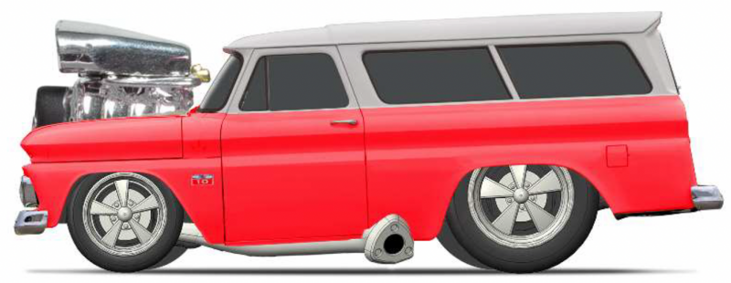 1:64 Maisto - Chevrolet SUBURBAN 1966