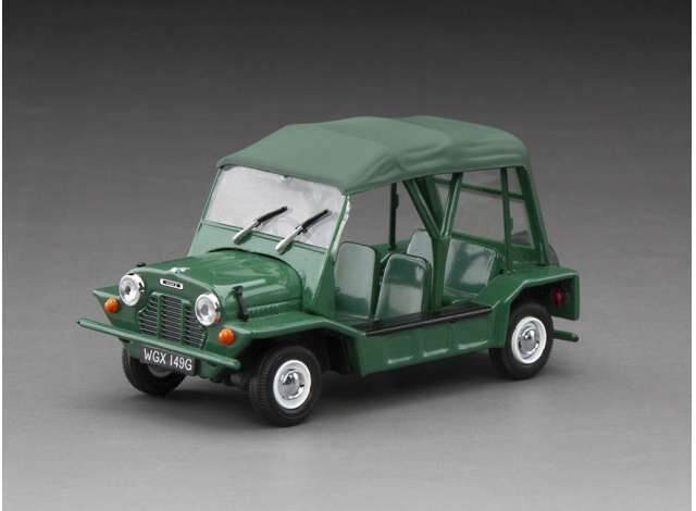 1:43 Vitesse - 1969 Austin Mini Moke Militairy Including 2 resin Figure's, green 1:43 Vitesse - 1969 Austin Mini Moke Militairy Including 2 resin Figure's, green
