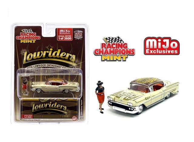 1:64 Racing Champions - 1964 Chevrolet Impala Lowrider with 1 figure