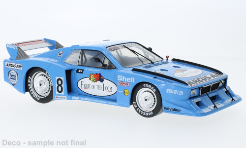 1:18 MCG - Lancia Beta Montecarlo Gr.5, No.8, Fruit of the Loom, DRM, ADAC Supersprint Nürburgring, S.Müller Jr., 1981