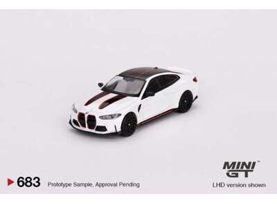 1:64 Mini GT - BMW M4 CSL, alpine white 1:64 Mini GT - BMW M4 CSL, alpine white