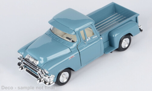 1:24 Motormax - GMC Blue Chip Pick Up, blau, 1955 1:24 Motormax - GMC Blue Chip Pick Up, blau, 1955