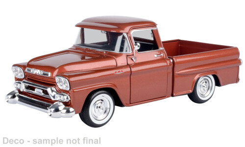 1:24 Motormax - GMC 1000 Wideside, braun, 1958 1:24 Motormax - GMC 1000 Wideside, braun, 1958