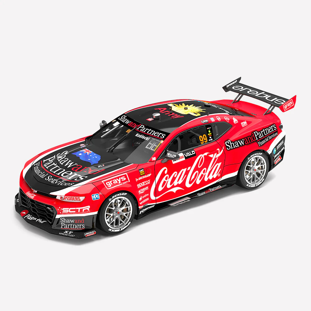 1:64 Authentic Collectibles - Coca-Cola Racing By Erebus #99 Chevrolet Camaro ZL1 - 2023 Supercars Championship Winner