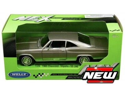 1:24 Welly - Chevrolet Impala SS 396 Coupe 1965 Grau 1:24 Welly - Chevrolet Impala SS 396 Coupe 1965 Grau