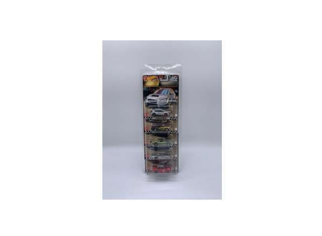 1:64 Triple9 Vitrinen - 5-card Hotwheels Protector case for the Bigger Hotwheels cars