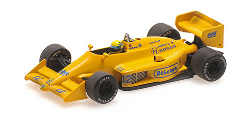 1:43 Minichamps - 1987 Lotus Honda 99T Ayron Senna, 1st Win Monaco GP 1987, Dirty Version