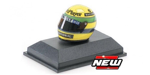 1:8 Minichamps - 1985 Helmet Ayrton Senna, First F1 Win