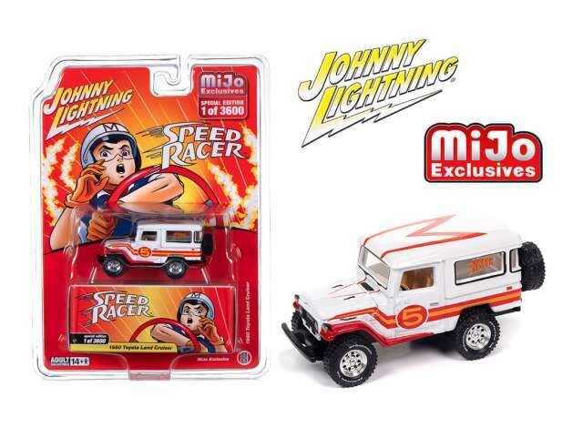 1:64 Johnny Lightning - 1980 Toyota Land Cruiser *Speed Racer #5*