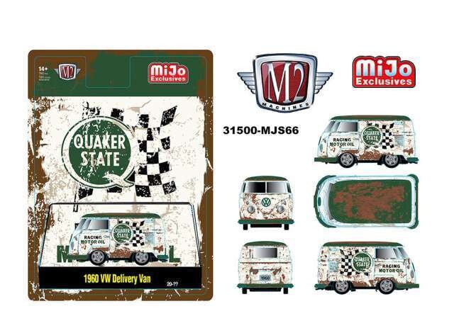 1:64 M2 Machines - Volkswagen Delivery Van *Quaker State*