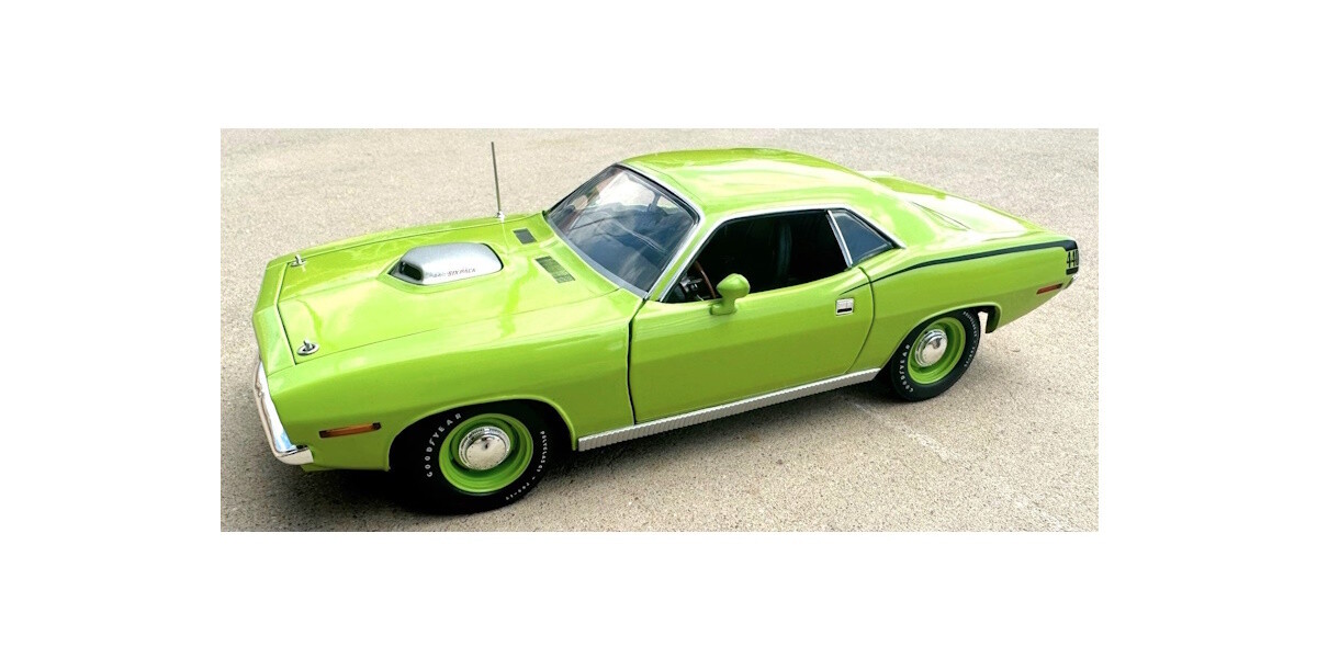 Plymouth CUDA 1971 Scala 1:18 YCID #40 Viola, Cappa Shaker 440/6, Limited 1/96