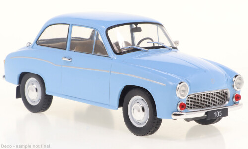 1:24 Whitebox - Syrena 105, hellblau, 1975