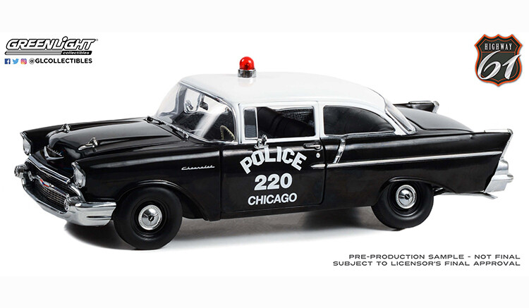 1:18 Highway61 - 1957 Chevrolet 150 Sedan *Chicago Police Department*