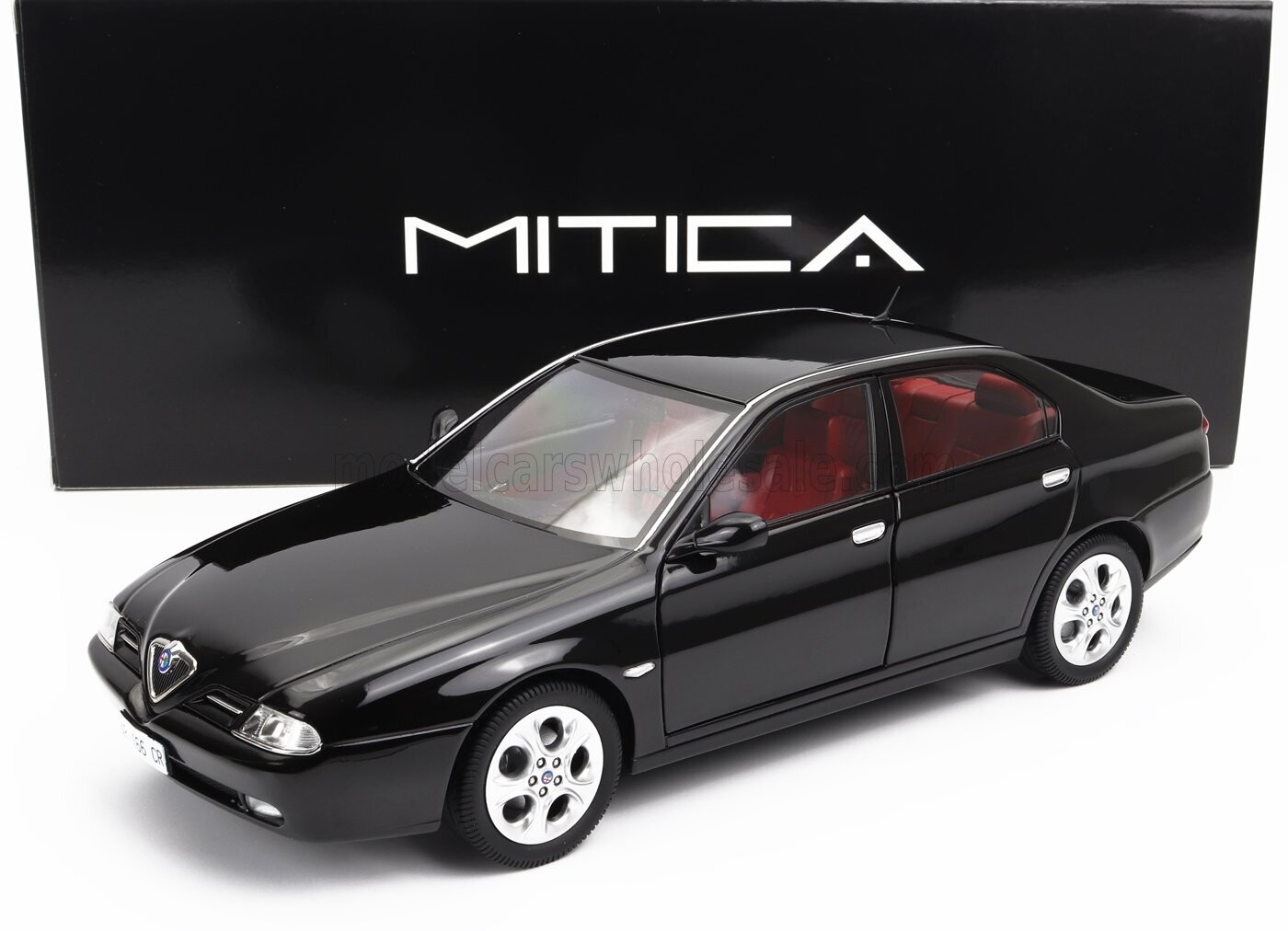 1:18 Mitica Diecast - Alfa Romeo 166 3.0 V6 1998 Black