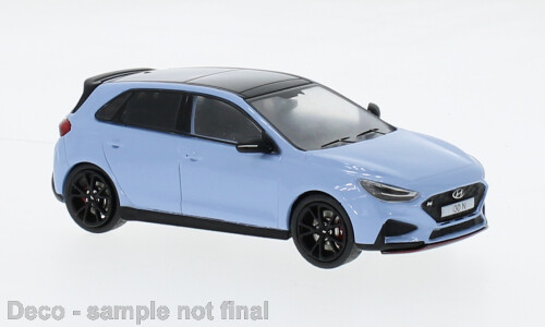1:43 Ixo - Hyundai i30 N, hellblau, 2022