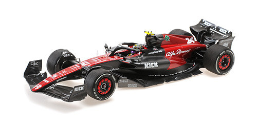 1:18 Minichamps - ALFA ROMEO F1 TEAM KICK C43 – GUANYU ZHOU – AUSTRALIAN GP 2023